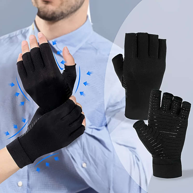1 Pair Black Size XL Outdoor Sports Gloves