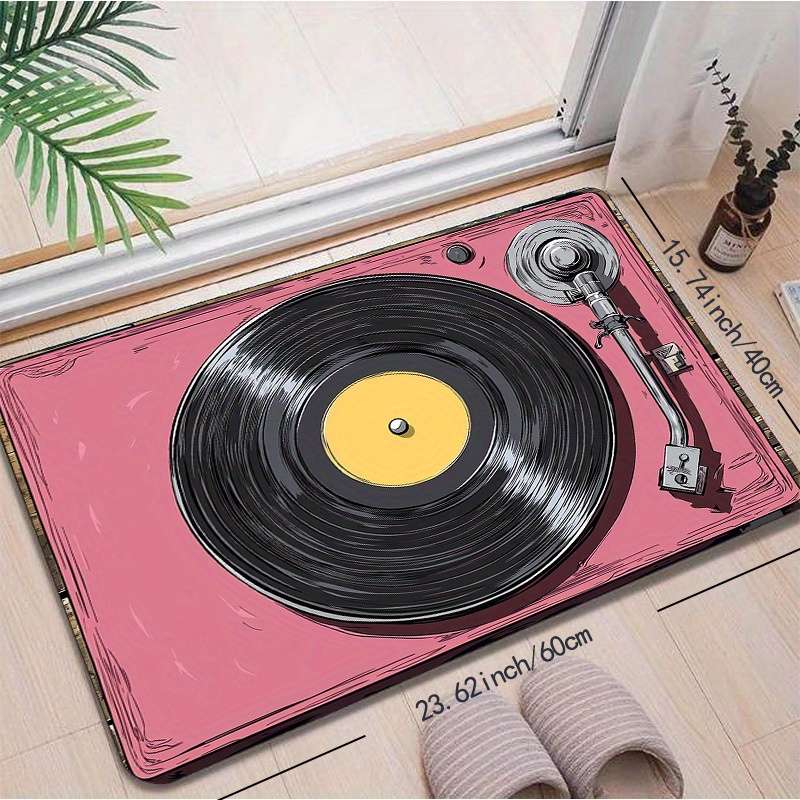 1Pc Pink 15.7x23.62inch 40x60cm Floor Mat