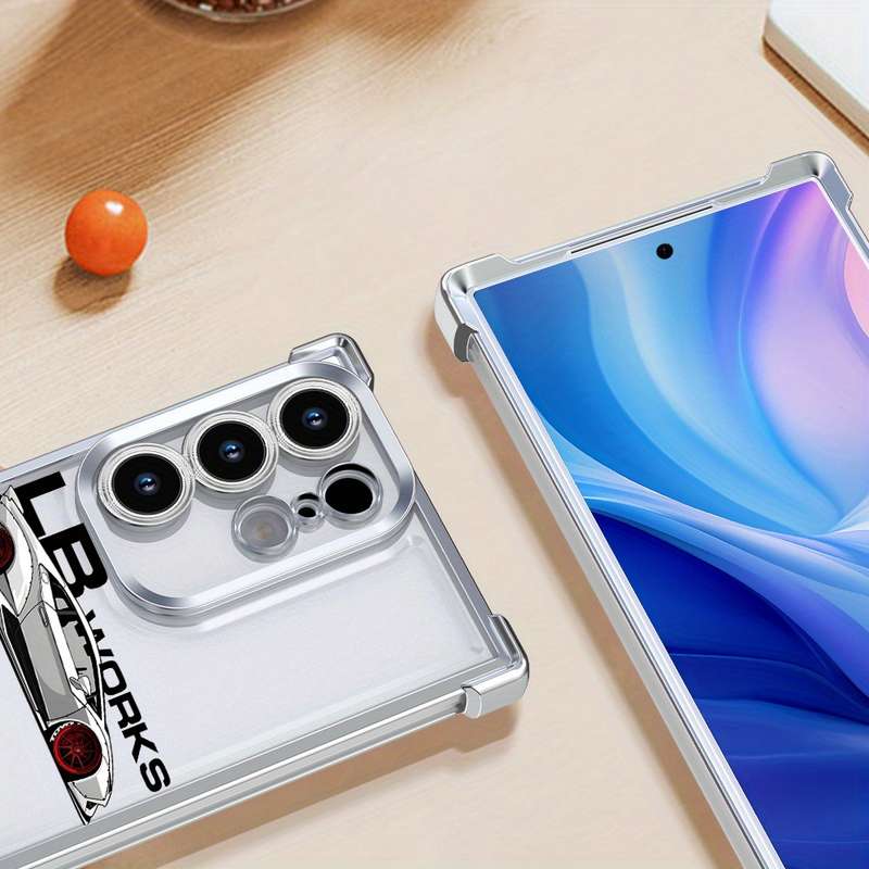 1pc  silvery  For Samsung Galaxy A05s Phone Cases