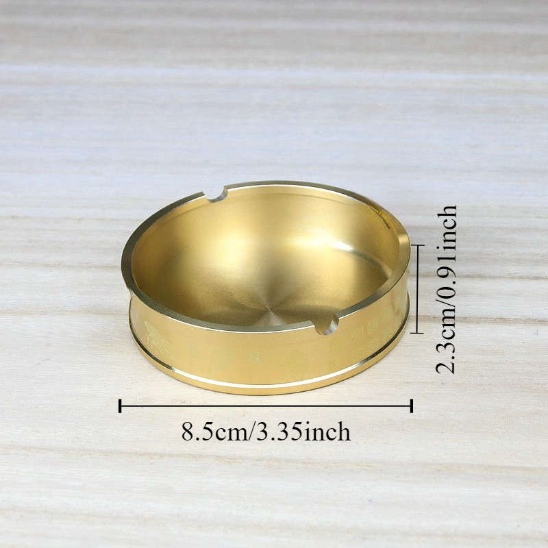 1pc Creative ashtrays blessing characters and tigers brass crafts ashtrays office decoration
