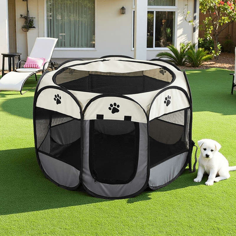 1pc Size: 91*91*58cm - Suitable for Items Dark Gray-DPet Cage