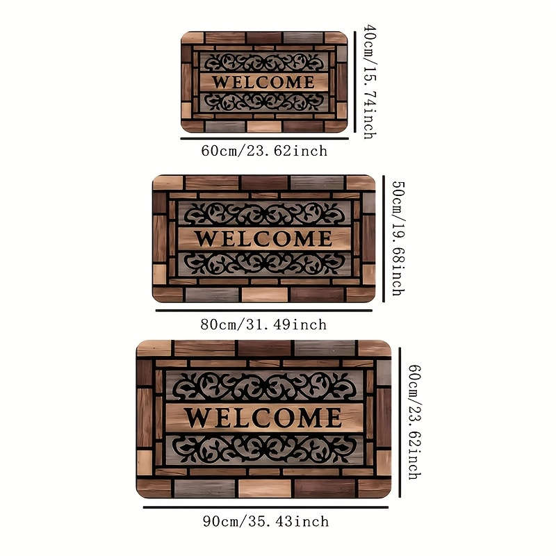 1Pc 15.74x23.62inch 40x60cm Floor Mat