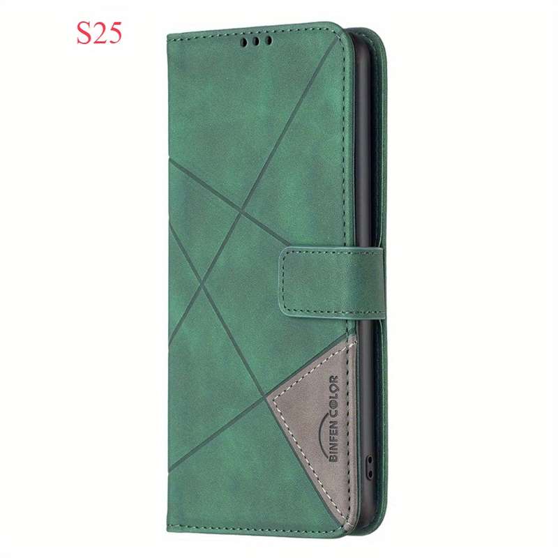 1pc Dark Green For Samsung Galaxy S25 Phone Cases