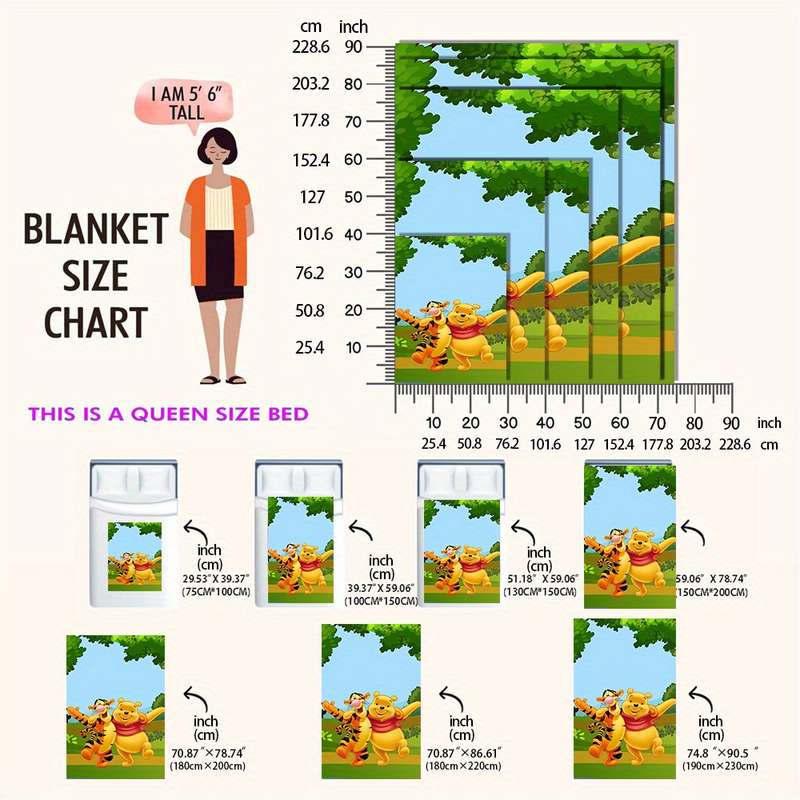 1ps Blanket Size 180Cmx200Cm