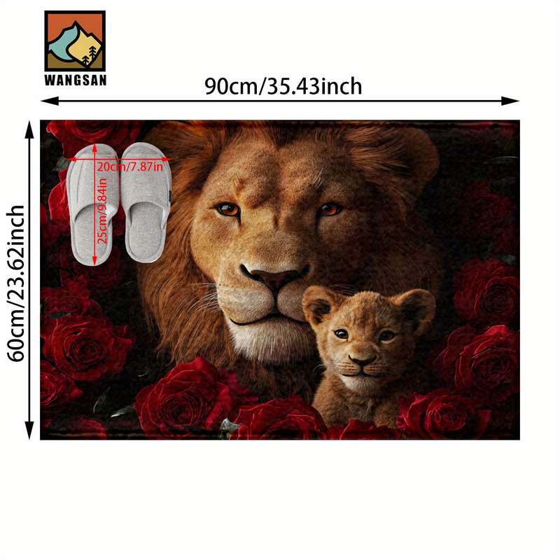 1Pc 90x60cm 35.4x23.6inch Floor Mat