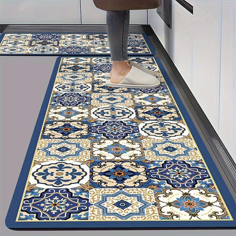 1Pc Blue 40x60cm Floor Mat