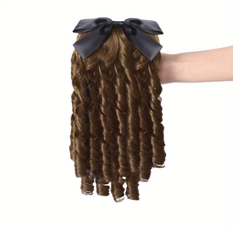 1Pc Black 30.48cm Fashion Design Wig