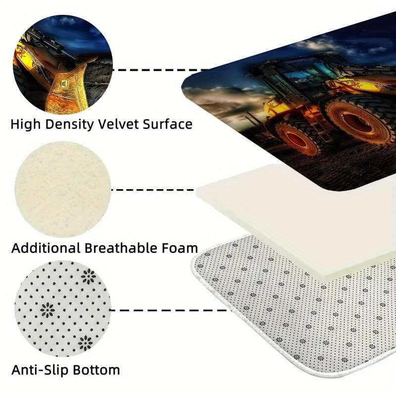 1Pc 120x160cm 47.24x62.99inch Floor Mat