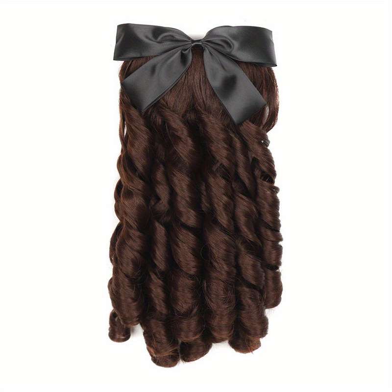 1Pc Black 30.48cm Fashion Design Wig