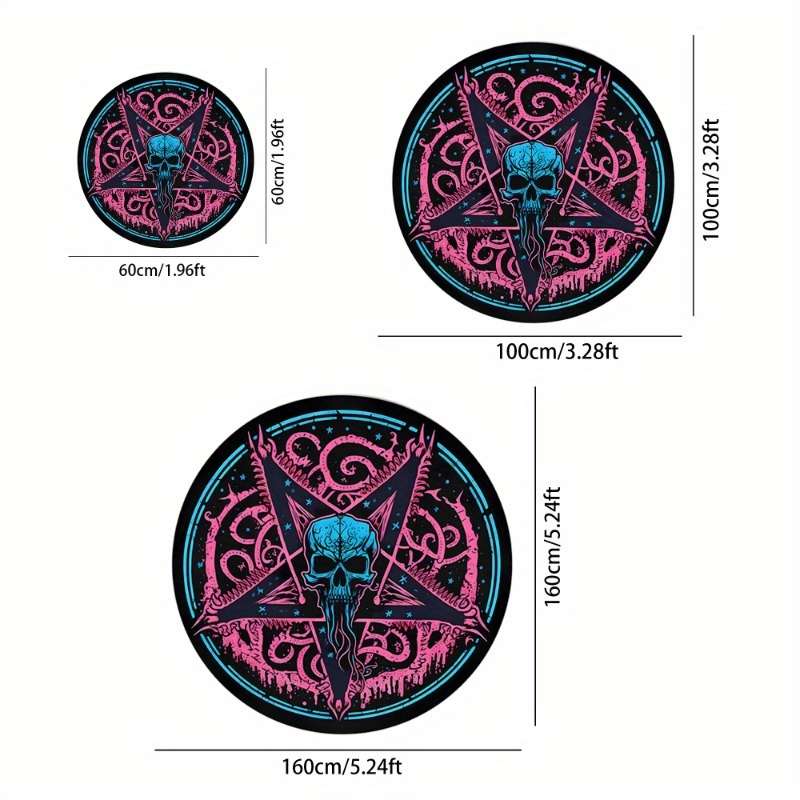 1Pc EV608 160x160cm Floor Mat