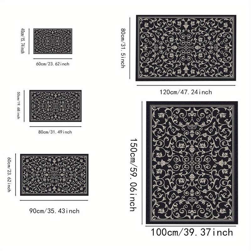1Pc 15.7x23.6inch 40x60cm Floor Mat
