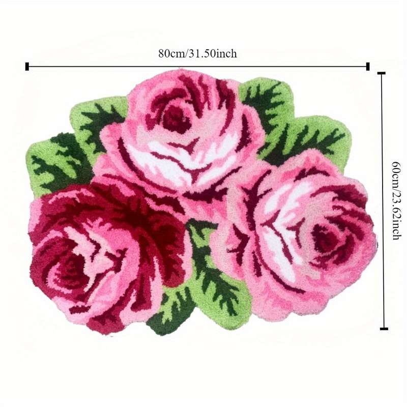 1Pc Pink 60x80cm Floor Mat