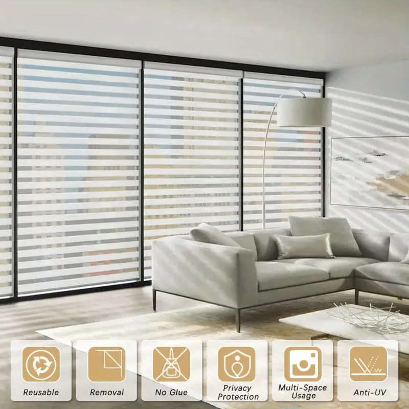 Stripe Window Privacy Film