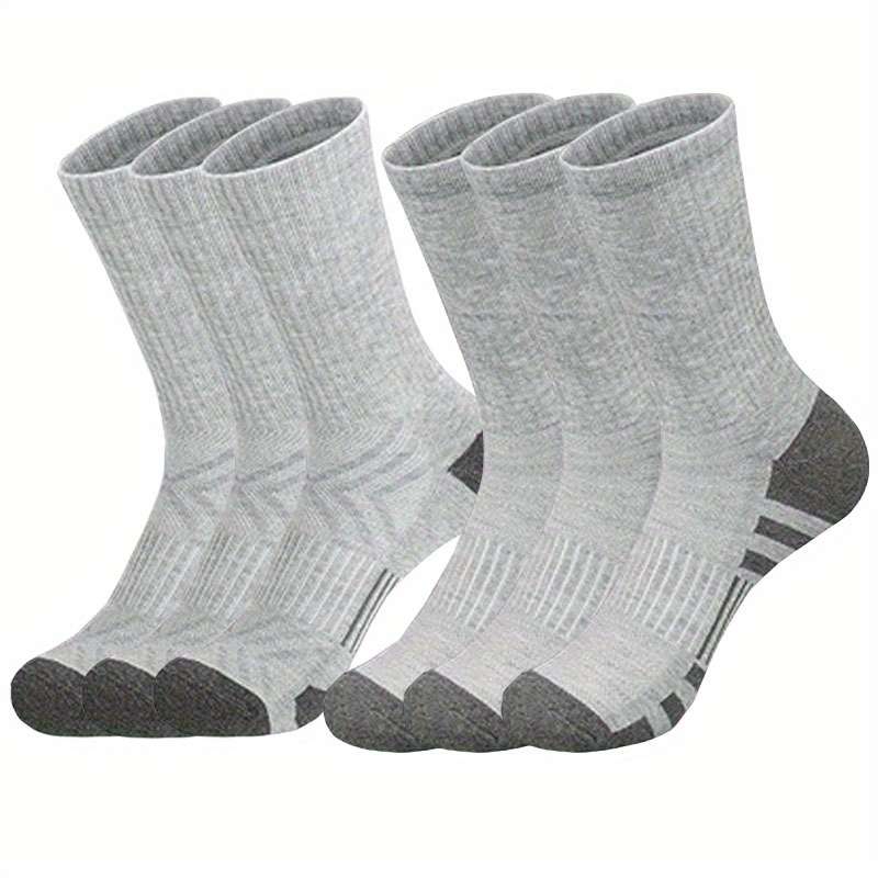 Sock 6 Pairs Of Gray  One Size