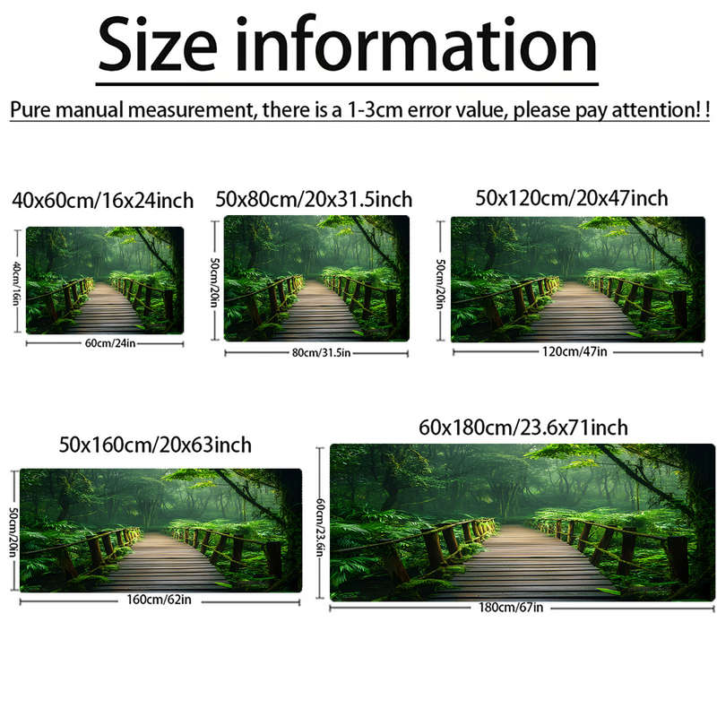 1Pc 40x120cm Floor Mat