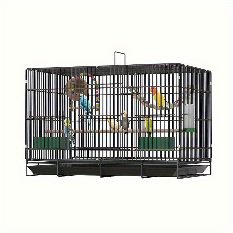 1pc Single-layer standard cage (transparent and high-heightened horizontal wire) Pet Cage