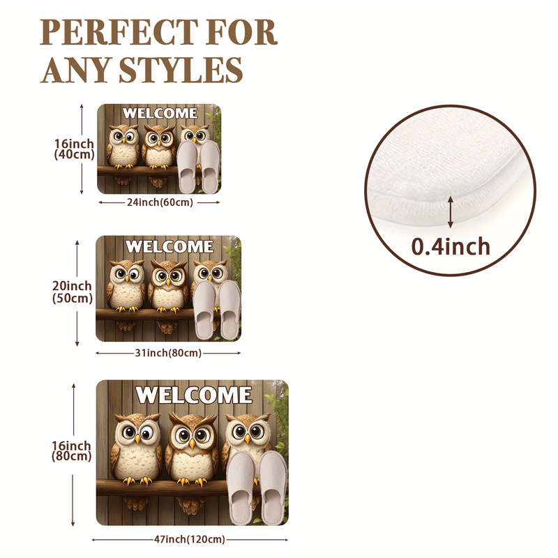 1Pc 15.75x23.62inch 40x60cm Floor Mat