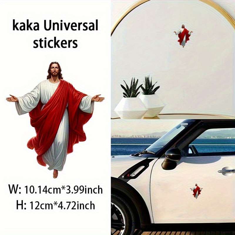 1pc Jesus Christian Themed Stickers