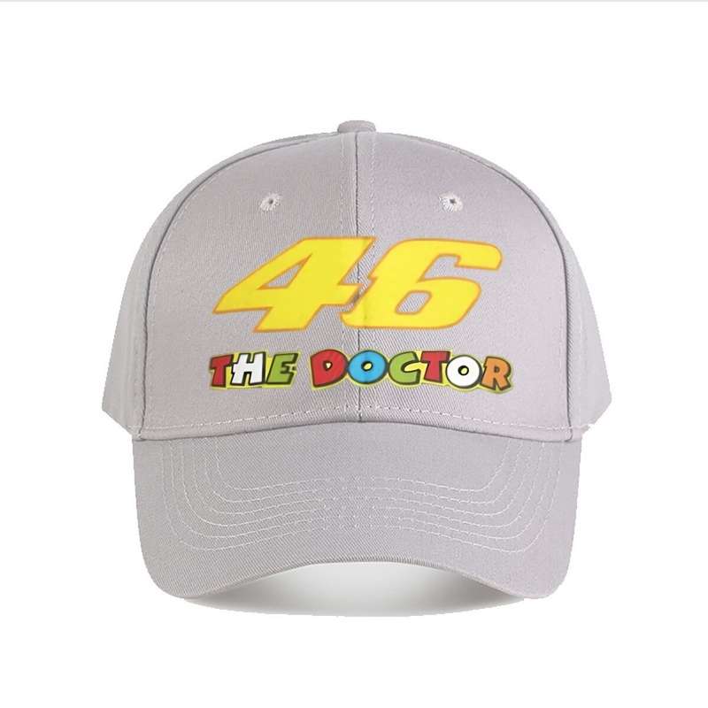 1pc Lucky 46 The Doctor Tie Dye Baseball Cap Lightweight Polyester Sports Dad Hat with Slight Stre