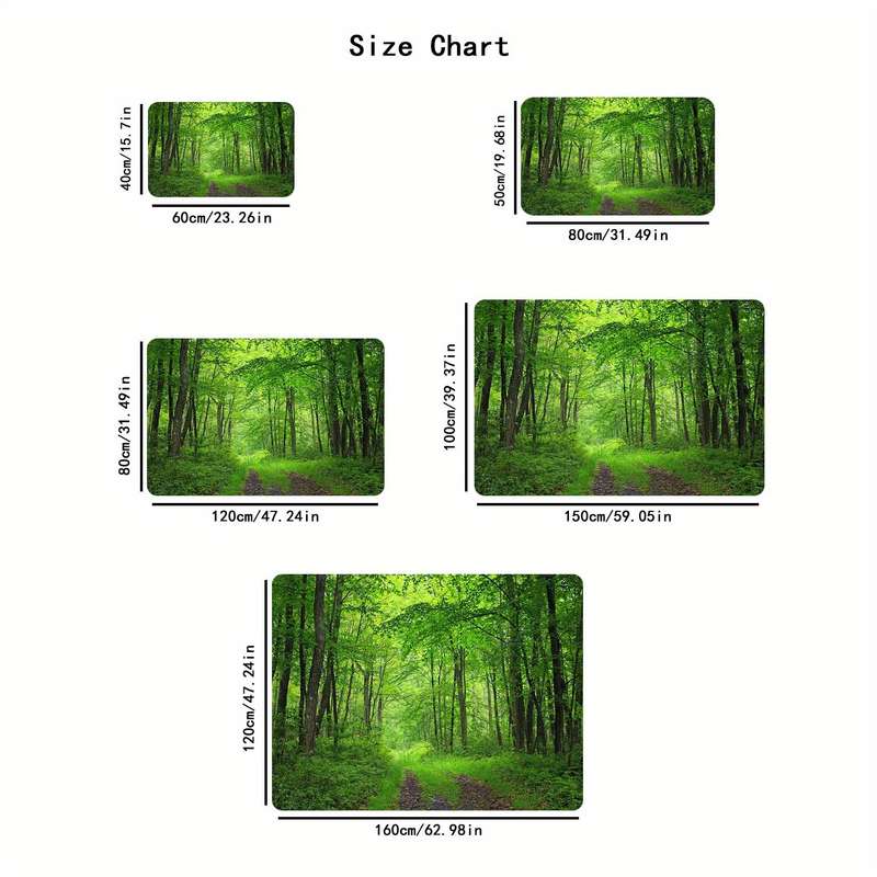 1Pc 80x120cm 31.49x47.24inch Floor Mat