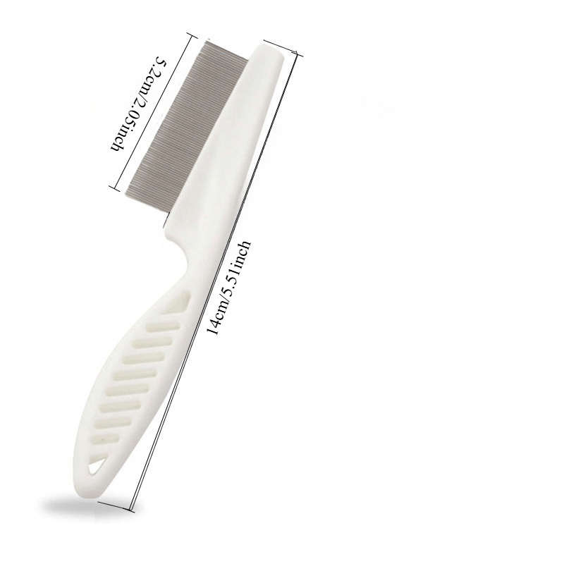 1pc White Pet Comb