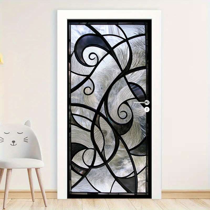 1Pc 76.96x199.9cm Door Window Sticker