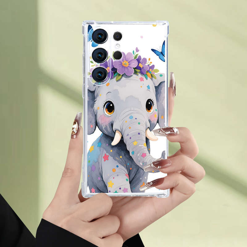 1pc Transparent For Samsung Samsung Galaxy S23 Phone Cases