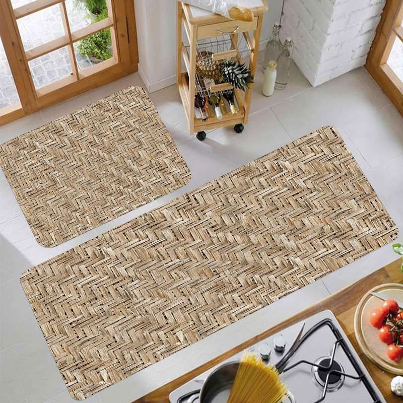 2Pcs 45x75cm And 45x120cm Floor Mat