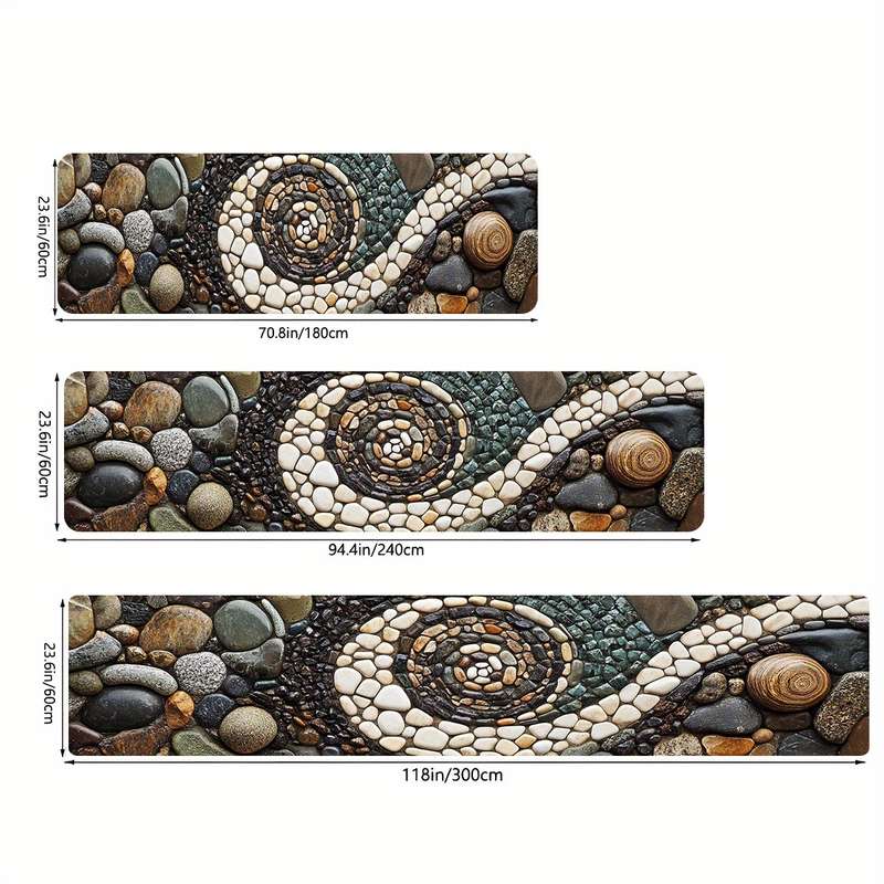 1Pc Mixed Color 24x118inch 60x300cm Floor Mat