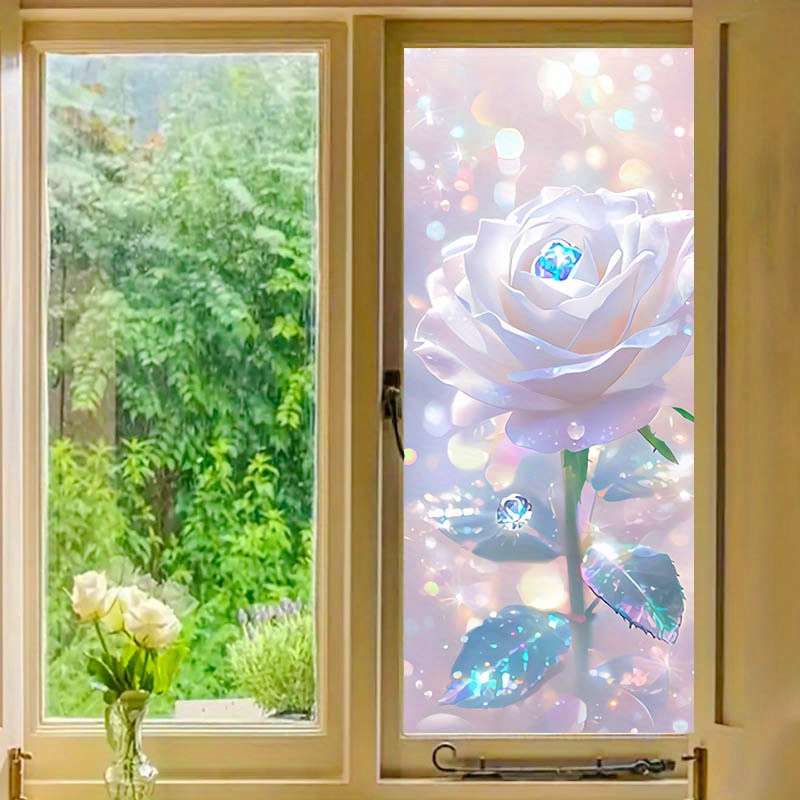 1Pc 17.7x39.3in 45x100cm Door Window Sticker
