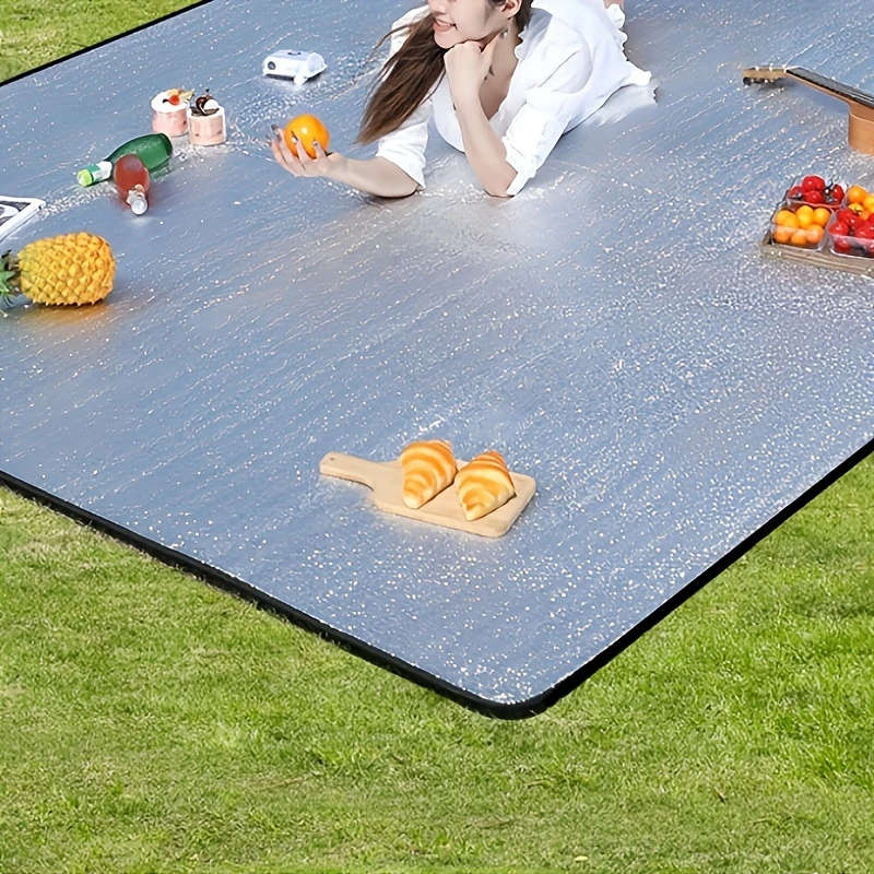 1pc All-Season Waterproof And Insulating Camping Mat Multiple Sizes Available 198.12cm Durable Alumi