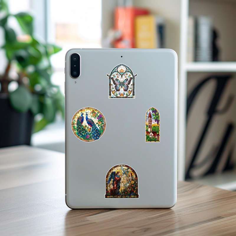 1pc Aesthetics Jesus Christian Themed Stickers