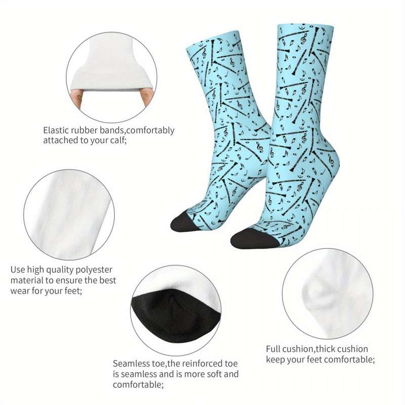 1 Pair Multicolor One Size Socks