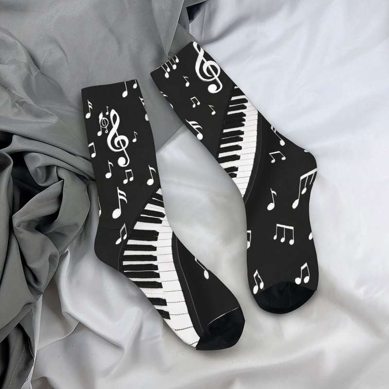 1 Pair Black One Size Socks