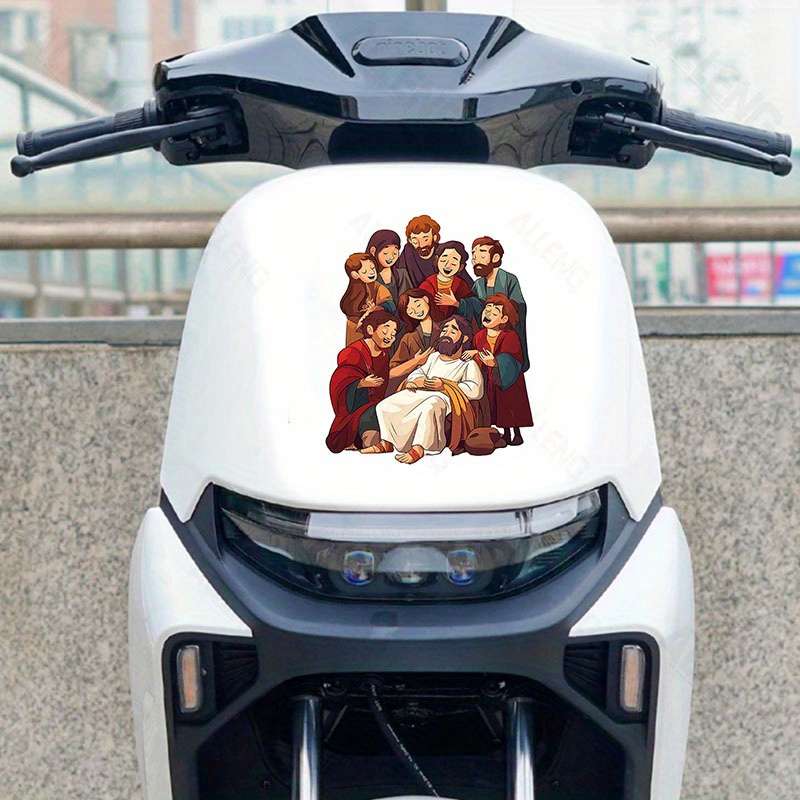 5pcs Jesus Christian Themed Stickers