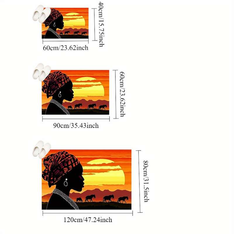 1Pc 40x60cm Floor Mat