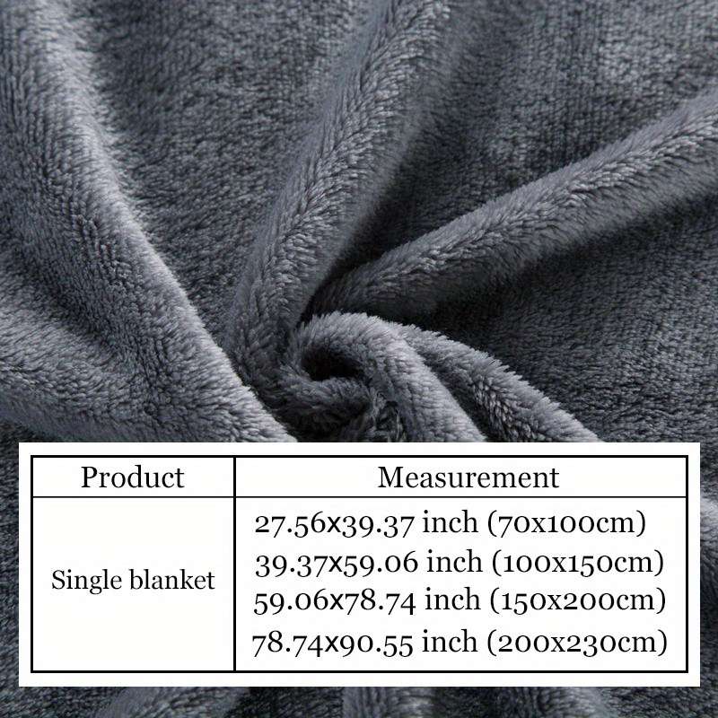 1ps Blanket Color Light Camel size 100x150cm 39x59in