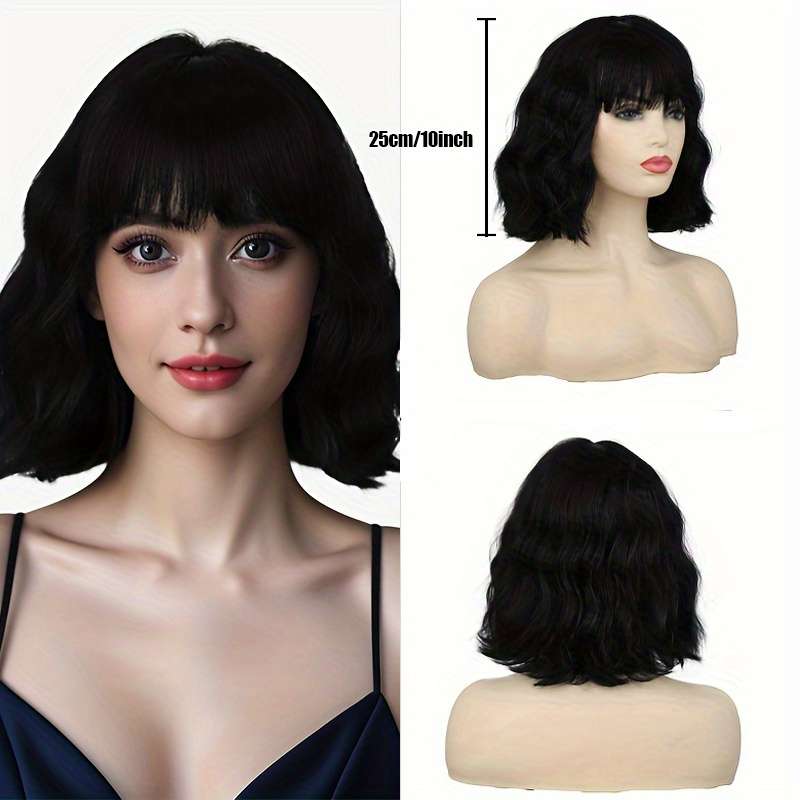 1Pc Deep Grey 20.32cm- Fashion Design Wig