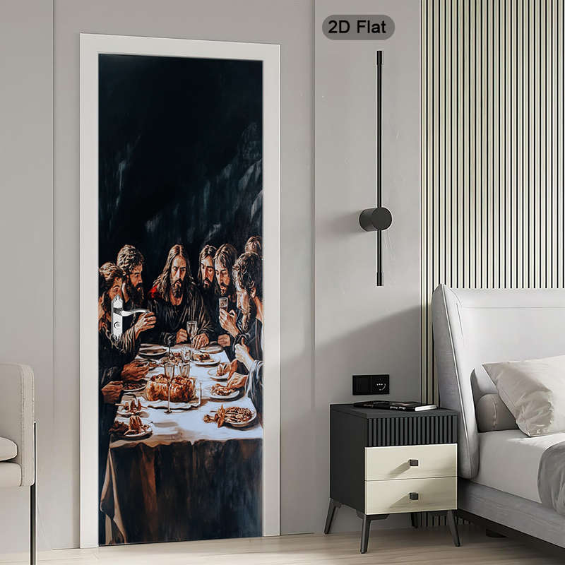 1pc 30.3x78.7 inches   77x200 cm   Jesus Christian Themed Stickers