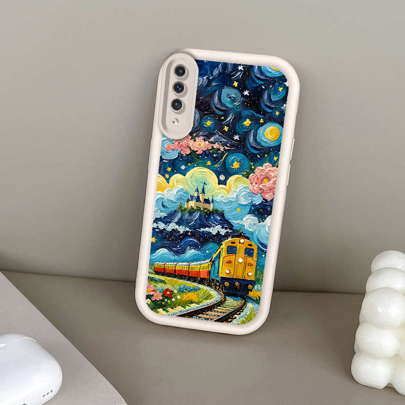 1pc Black For Samsung Galaxy A52 Phone Cases
