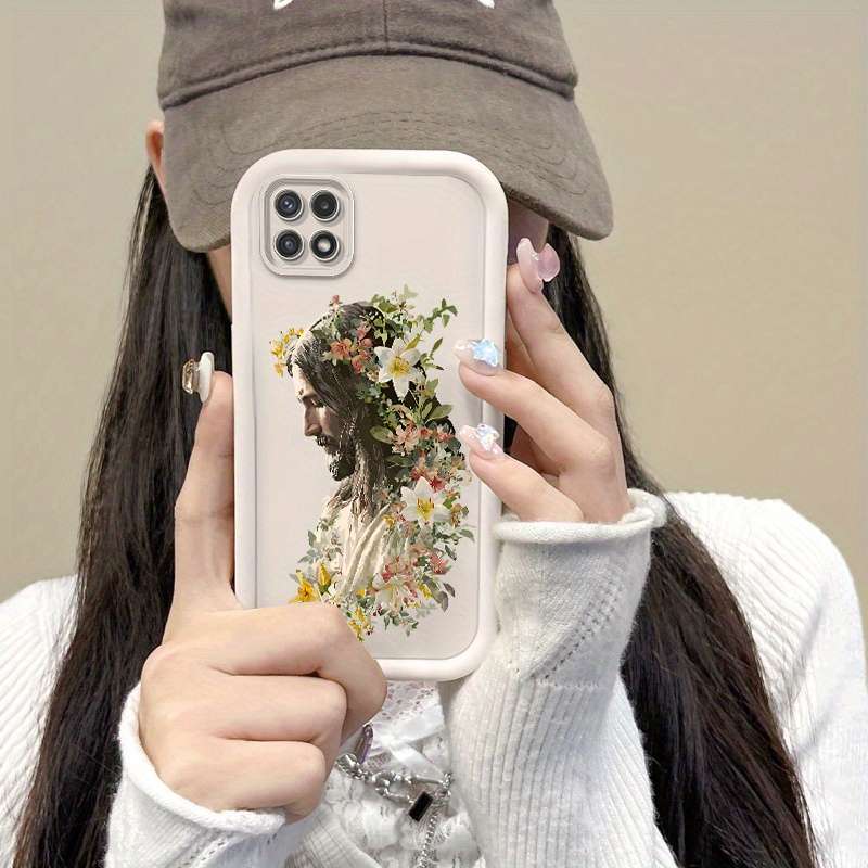 1pc White For Samsung Galaxy A05s Phone Cases