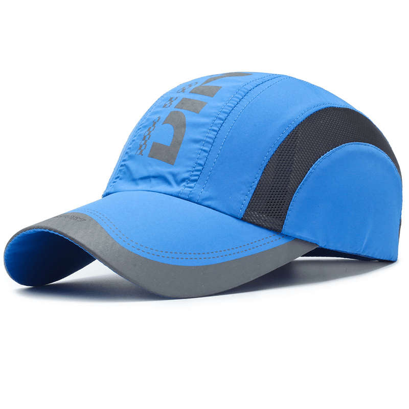 1pc Quick-Dry Summer Cap Stylish Mesh Back for Outdoor Sports Breathable Lightweight Adjustab
