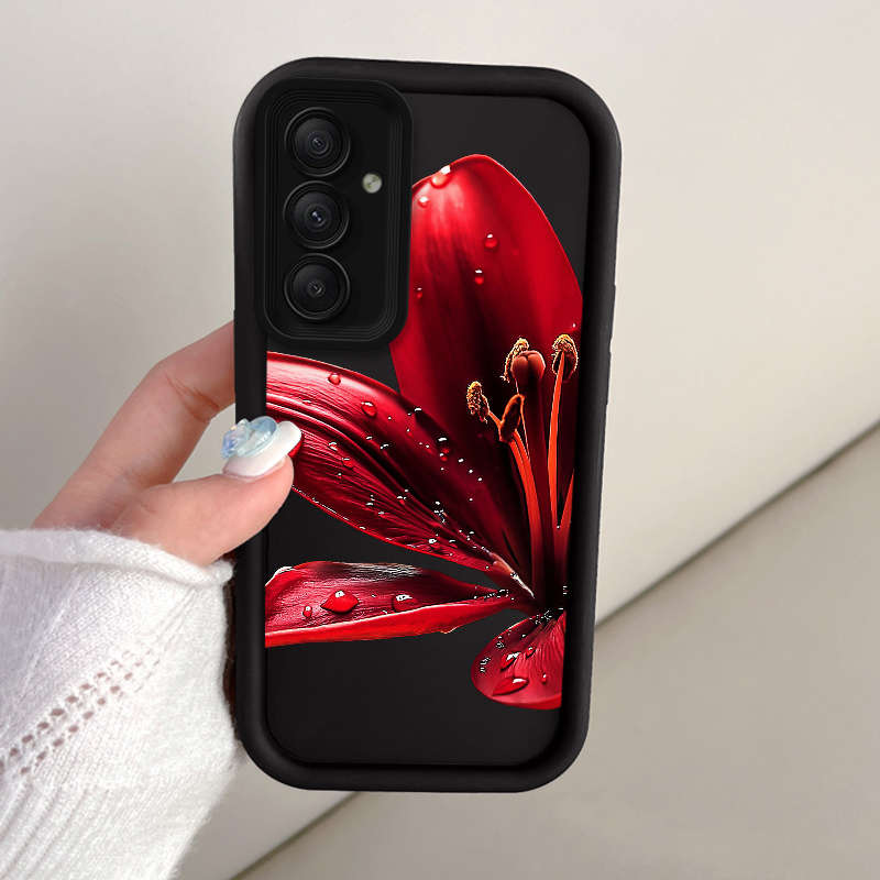 1pc Black For Samsung Galaxy M01s Phone Cases