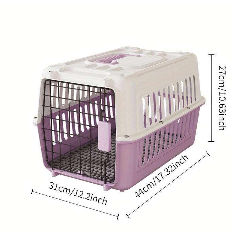 1pc Grey size Air Box + Hanging Bowl + Partition + Urine PadPet Cage