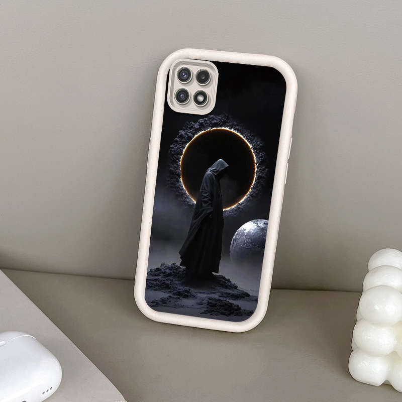 1pc White For Samsung Galaxy A05s Phone Cases