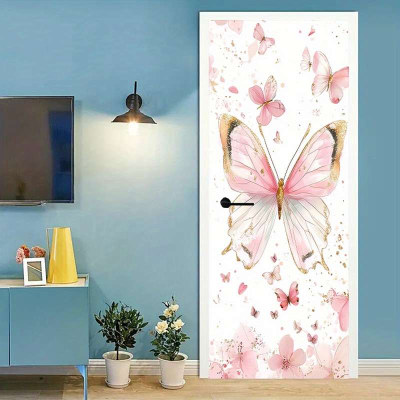 1Pc 95.0x209.8cm Door Window Sticker
