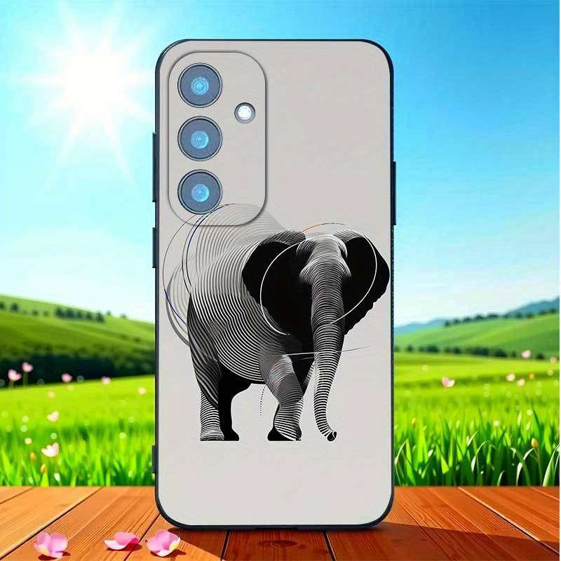 1pc Black For Samsung Galaxy A55 5G Phone Cases