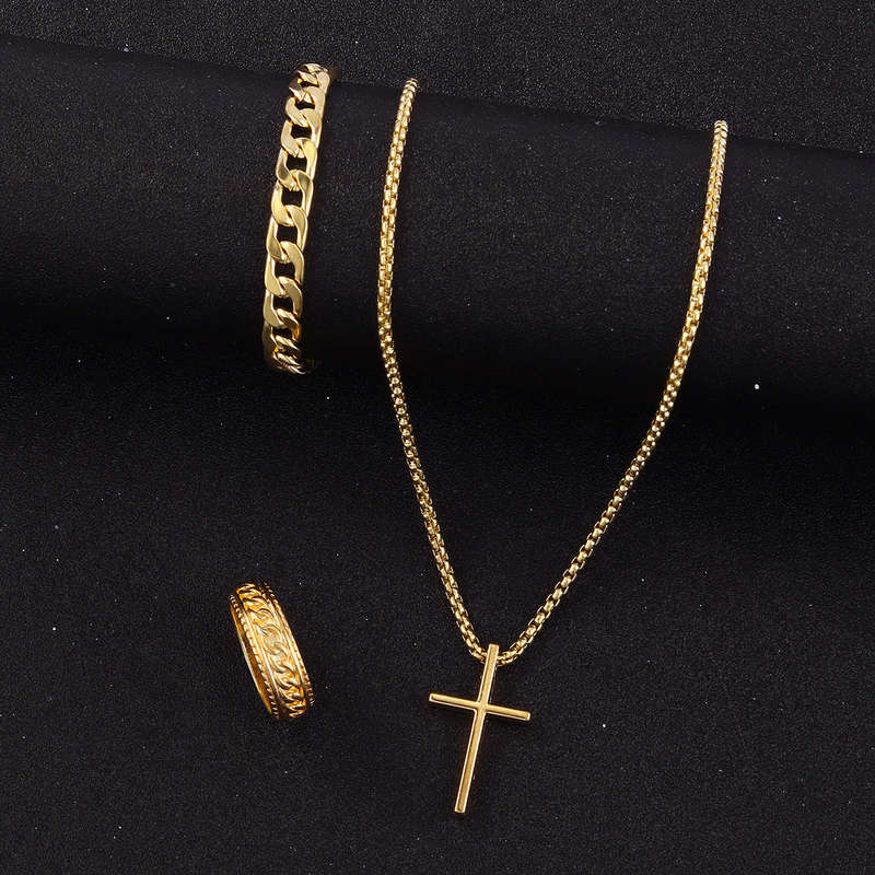 1 Piece Black Jesus Theme Pendant