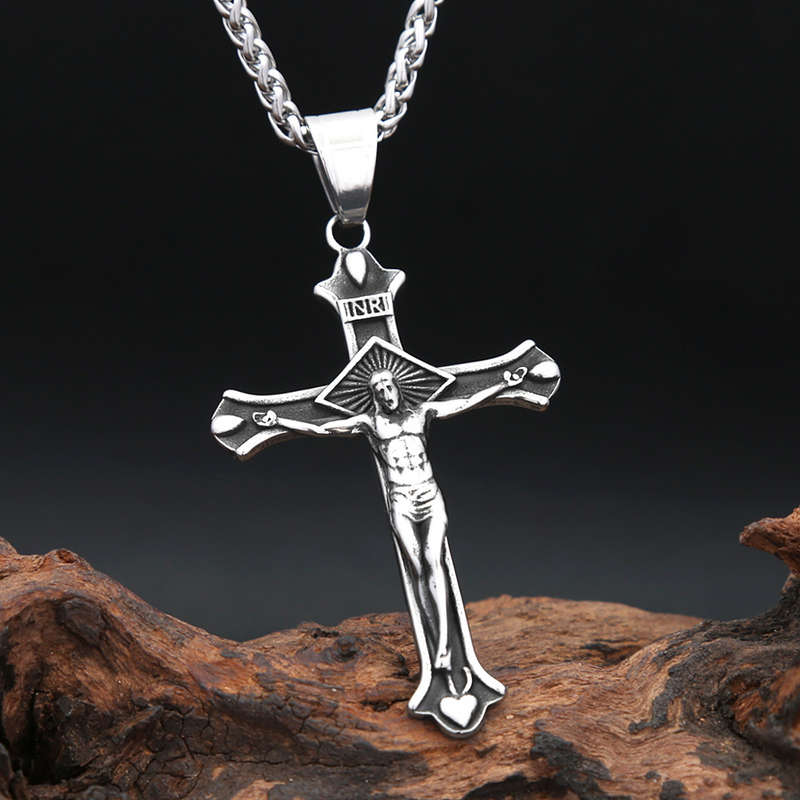 1 Piece 60cm Chain Add Pendant Jesus Theme Pendant