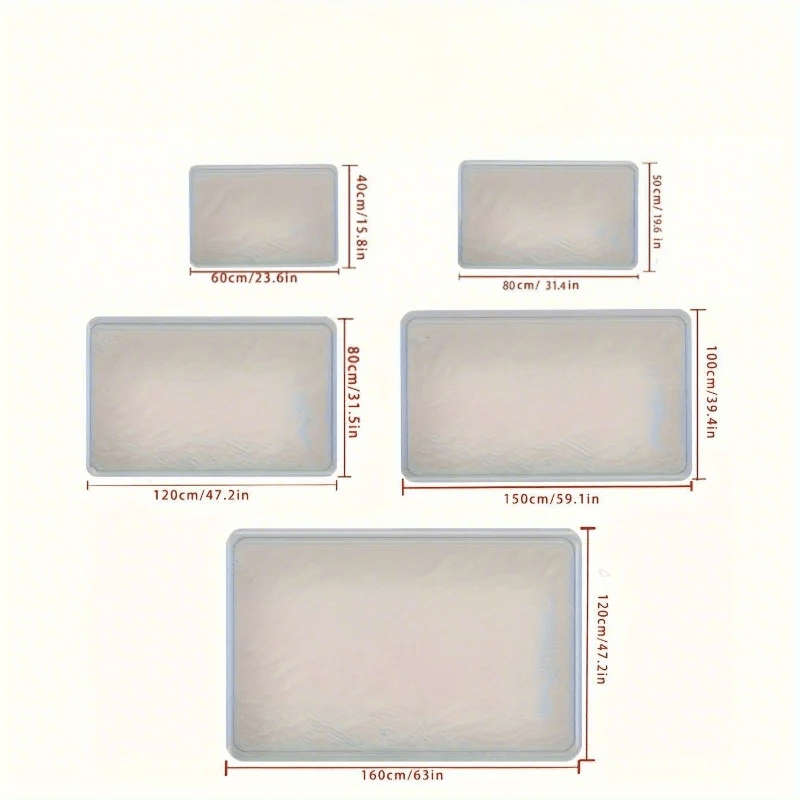 1Pc 31.49x47.24inch 80x120cm Floor Mat